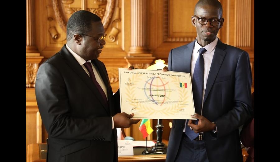 Remise du Prix de l'AHJUCAF 2002 à la Cour de cassation le 21 octobre 2022